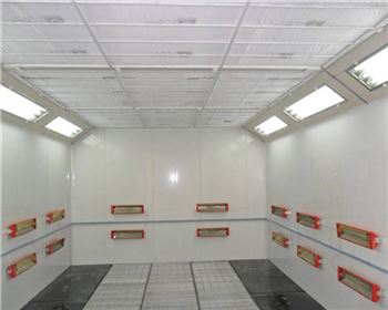 河南快遞柜烤漆房展示